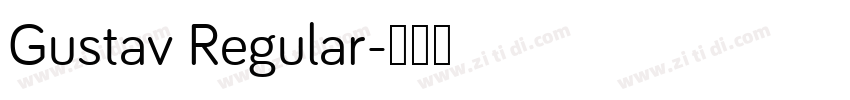 Gustav Regular字体转换